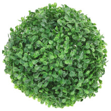 2 Unidades Bola De Plantas Plástico Césped Artificial Decoración