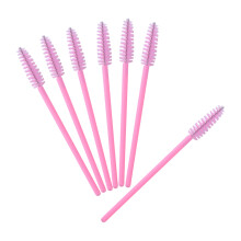 100Stk Einweg Wimperntusche Applikator Pink