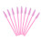 100Stk Einweg Wimperntusche Applikator Pink 7