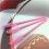 100Stk Einweg Wimperntusche Applikator Pink 3