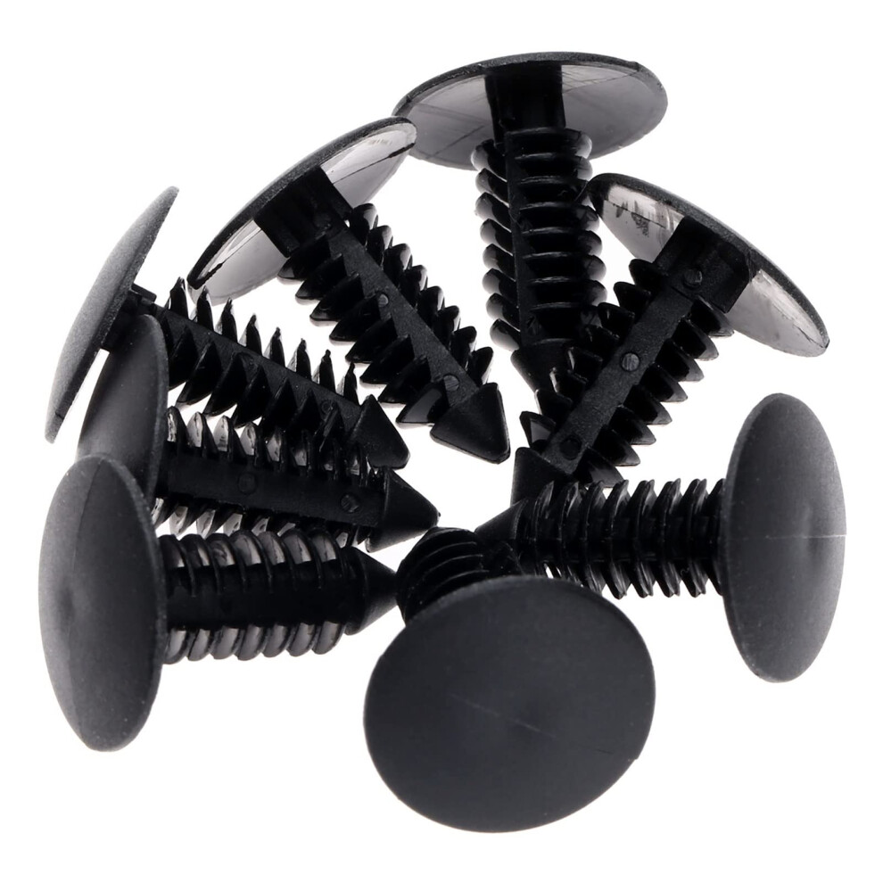 Auto Fastener 50 Pcs 8Mm Hole Car Clips, Bumper Shield Retainer, Plastic Rivets, For Gm Vehicles 9354506279172