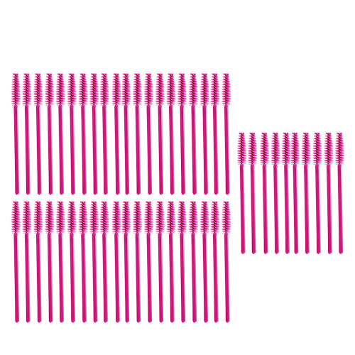 50Stk Einweg Wimperntusche Applikator Set Rosé
