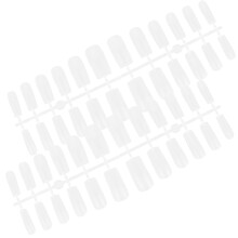 1 Box Transparente Full-Half Nagelüberzieher Echtersatz Für Studio Zuhause