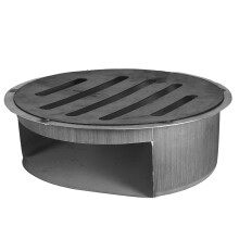 2Stk Holzofen Aschebox Mit Für Brennrost Outdoor BBQ