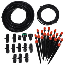 Greenhouse Watering System Drip System Parts Black Pvc 1 Set