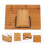 1St Bambus Tablethalterung Tragbares Computertablett Notebookhalter 5