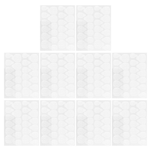 100 Zweiflächige Nagelspitzen Transparent