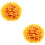 2Stk Simulierter Pflanzen Topiary Ball Blatt Graspflanze 6