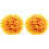 2Stk Simulierter Pflanzen Topiary Ball Blatt Graspflanze 2