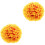2Stk Simulierter Pflanzen Topiary Ball Blatt Graspflanze 3