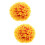 2Stk Simulierter Pflanzen Topiary Ball Blatt Graspflanze 7