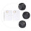 2Sets Professionelle Nail Art Paletten Transparent Acryl-Set 10