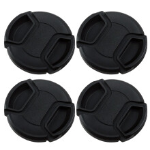 4Stück Center-Pinch Objektivdeckel 55mm Staubschutz Schnappdeckel