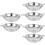 6 Griff Anti-Spritz Kochtopf Dickwandig 8