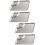 4 Teigtaschen-Platten Mehrfunktions-Chips-Schalen 7