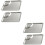 4 Teigtaschen-Platten Mehrfunktions-Chips-Schalen 6