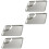 4 Teigtaschen-Platten Mehrfunktions-Chips-Schalen 3