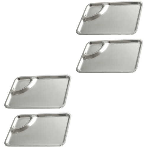 4 Teigtaschen-Platten Mehrfunktions-Chips-Schalen 2