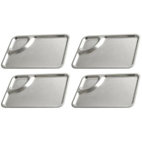4 Teigtaschen-Platten Mehrfunktions-Chips-Schalen 1