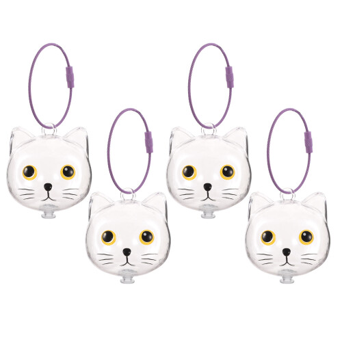 16 Katzenhaar Anhänger Mit Box 2