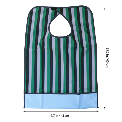 1 Delantal Impermeable Con Adhesiva Verde 1