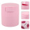 2Pcs Pink Airtight Lash Glue Containers Plastic Storage Jars Leakproof 10