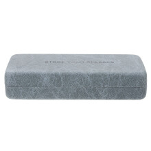 Portable Hard Sunglass Case Grey Travel Glasses Organizer