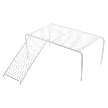 1Set Hühnerleiter Spielplatz Aus Weiß Haltbarer Stall-Rack