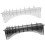 2 Stuks Rechthoekige Plastic Gids Kamdoos Transparant 1