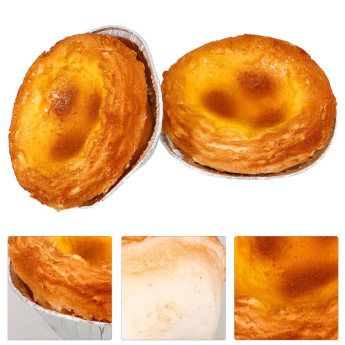 2 Stuks Kunstmatige Eierkoekje, Valse Dessert, Bakkerijmodel 2