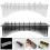 2 Stuks Rechthoekige Plastic Gids Kamdoos Transparant 7