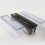 2 Stuks Rechthoekige Plastic Gids Kamdoos Transparant 4