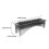 2 Stuks Rechthoekige Plastic Gids Kamdoos Transparant 2
