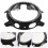 1Pc Black Pc Anti-Scratch Watch Shell with Diamond Decor for 6