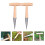 2 Tuinplantingstools Handdibbers Grondboorder Ponsers 4