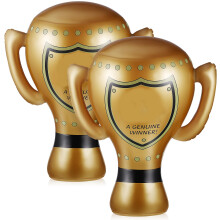 2Stk Aufblasbare Trophäe Pokal Mit Griffen Für Spiele Und Unterricht