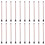 20Stück Doppelseitiger Lidschattenpinsel Mischpinsel Kosmetik 6
