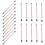 20Stück Doppelseitiger Lidschattenpinsel Mischpinsel Kosmetik 7