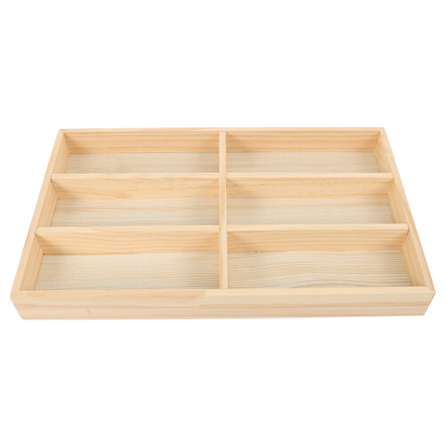 Holz Sonnenbrillen Organizer Tablett Mit 6 Fächern 2