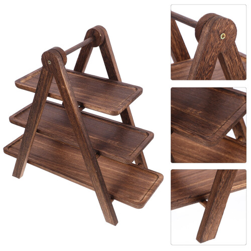 Holz 3- Tablett Esszimmer Organizer 1