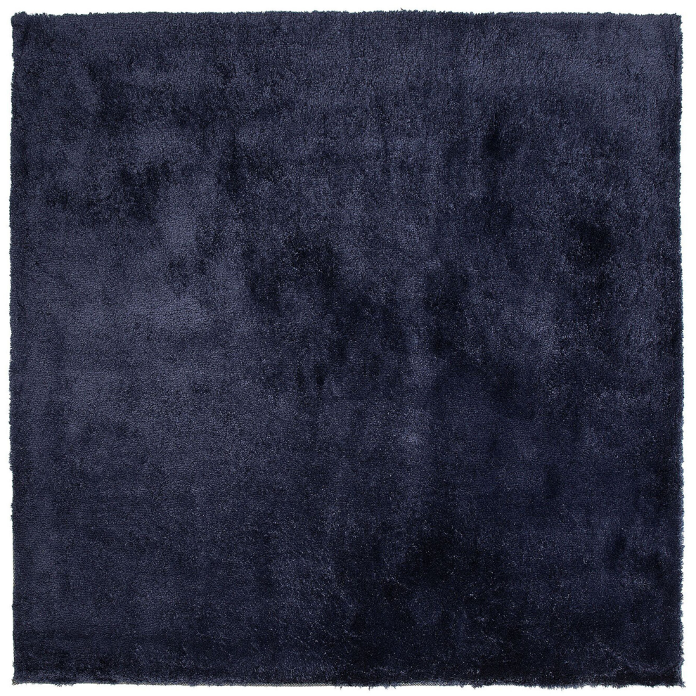 Shaggy Rug EVREN Dark Blue 200 x 200 cm-image-OPC-P5W8YW9-NEW