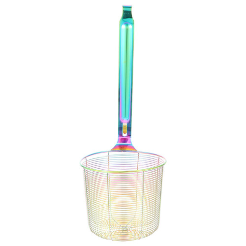 Portable Spider Strainer Spoon Sturdy Stainless Steel Pasta Filter 2