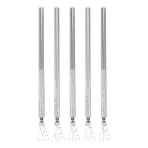 5 Stuks Multifunctionele Pen Voor Nagelkunst RVS