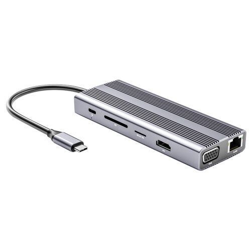 3,0 Multi Usb Splitter Type-C Kartenleser 12 In 1 Usb Hub