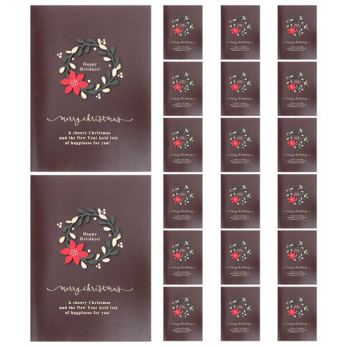 80 Sets Weihnachtskarten Mit Umschlägen Für Feiertagsgrüße