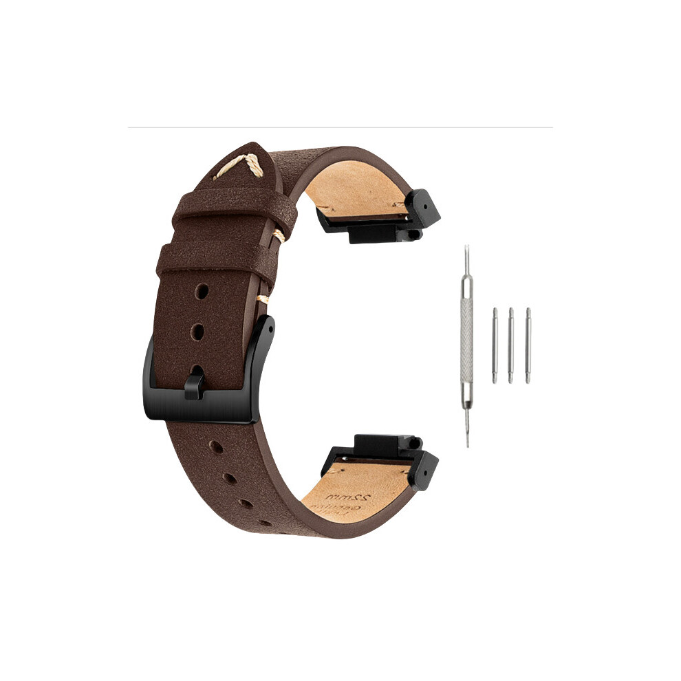 Genuine Leather Watch Strap For Casio G-Shock Dw-5600/Gwb5600/Ga-2100 + Brown/Black 7314281014100