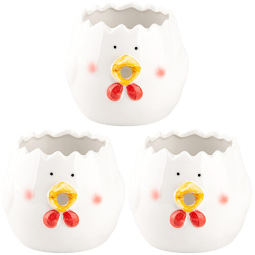 3 Stuks Kip Eiwit Scheider Keramische Thuis Eigeel Scheider 1