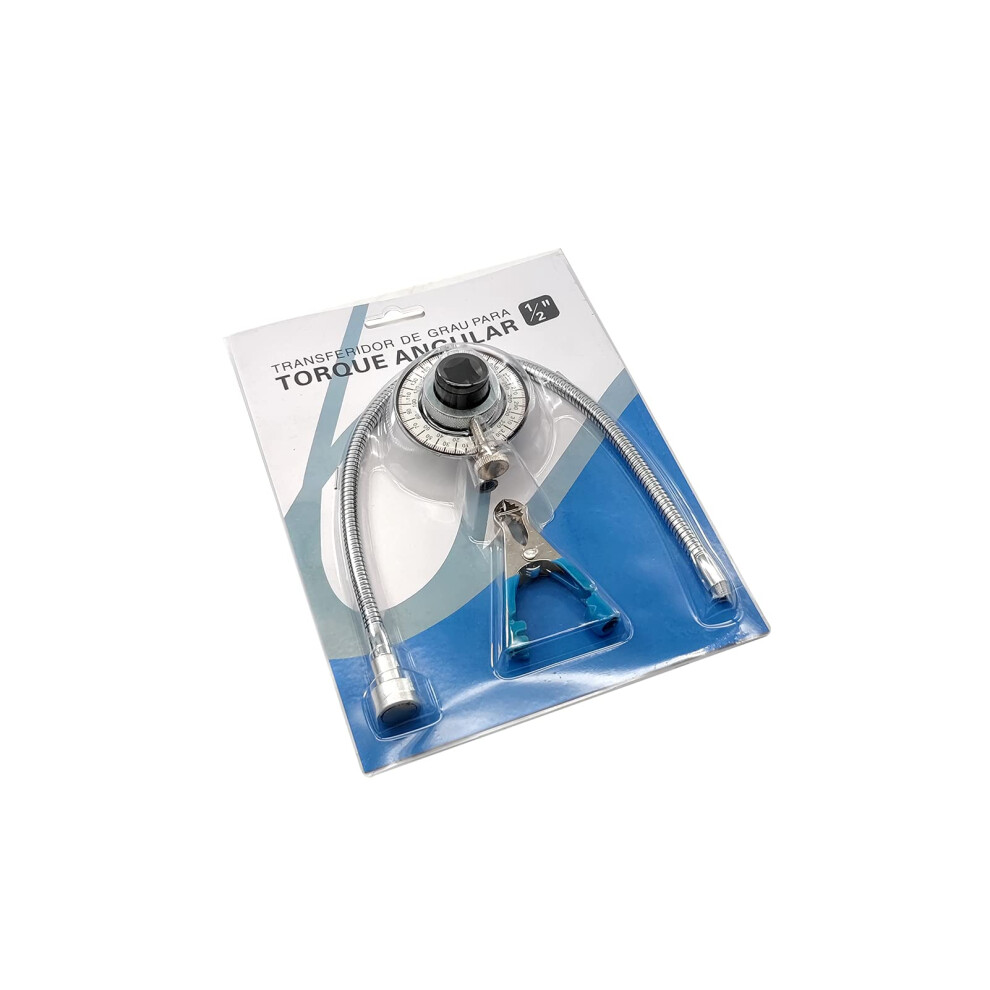 Angle Meter Tool For Torque-To-Yield Fasteners And Wrenches, Stainless Steel, 0 To 360 Degrees 9016109407405