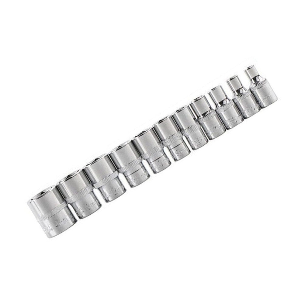 11Pcs Hexagonal Key Socket Wrench, Hexagonal Sleeve Adapter, Ratcheting Spanner Tool For Automotive Short 9393856341696