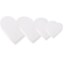 4 Unidades Forma Corazón Pastel Espuma Accesorios Repostería